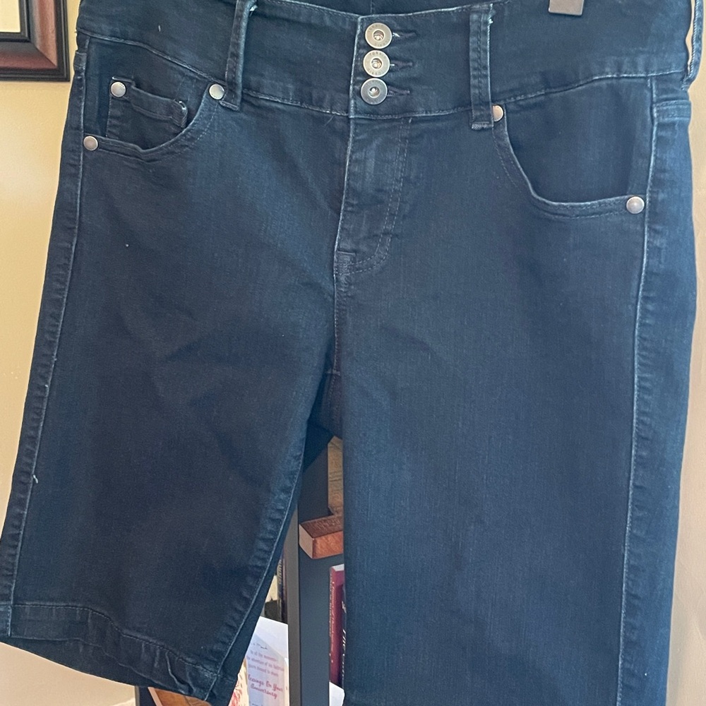 Torrid dark denim Bermuda Jean Shorts